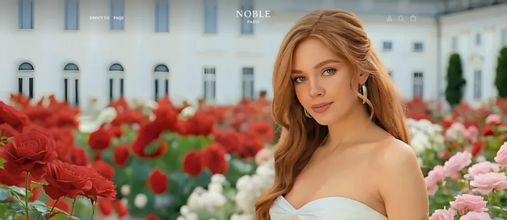 Noble Paris luxury fragrance Shopify store