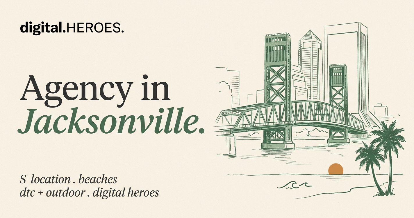 Editorial Jacksonville scene with the Main Street Bridge over the St. Johns River and Atlantic beach palms