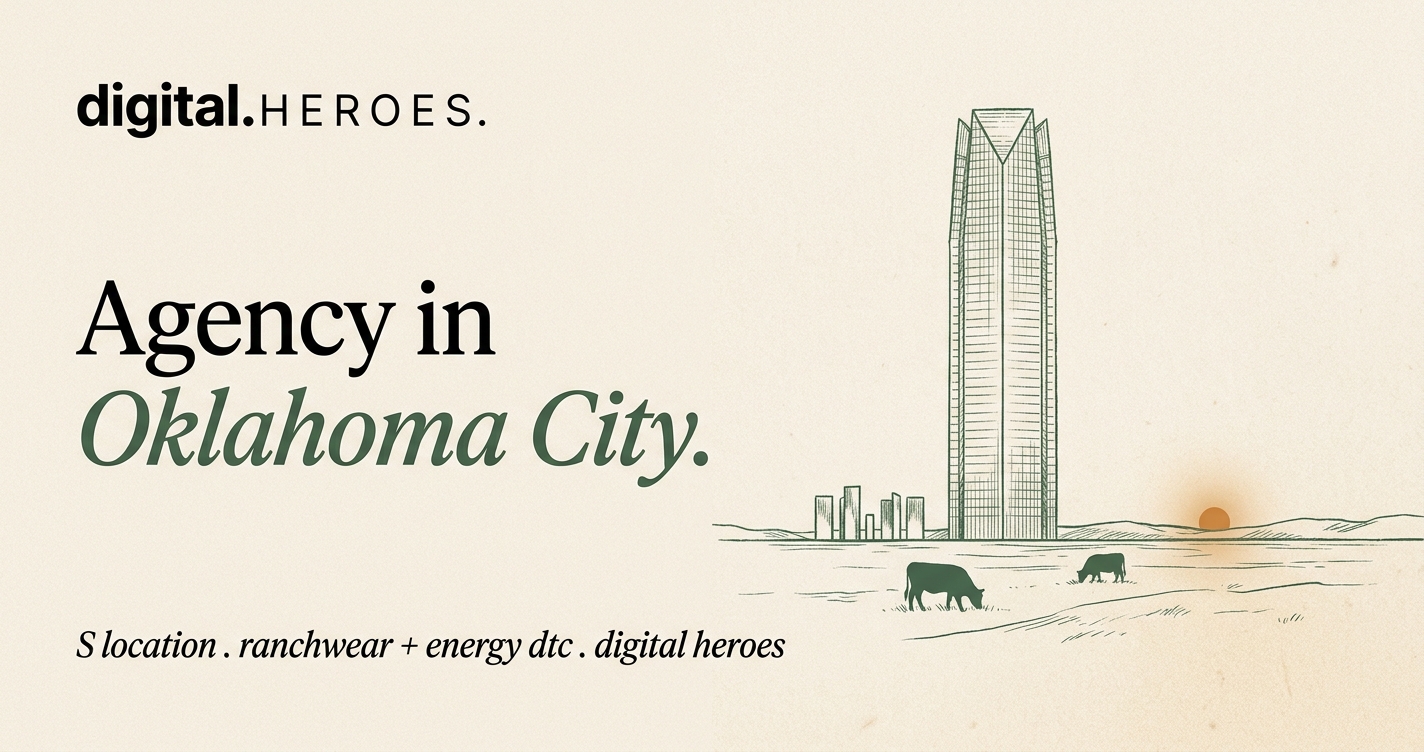 Editorial Oklahoma City scene with the Devon Tower and prairie horizon stretching wide