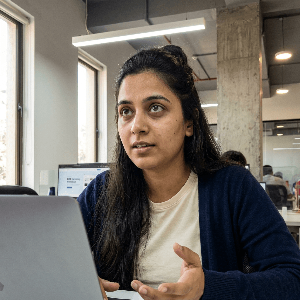 Saanvi J. — Senior Shopify Engineer · B2B